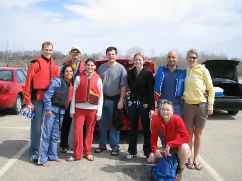 April 9, 2005 Chesterwood Park
Justin, Carolina, Xavier, Noemi, Kostas, Me, Tanuj, Frederike and Marije
