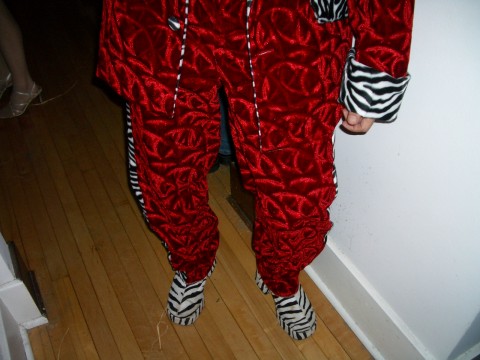 October 30, 2004 Haloween at Jennifer's Castle
Slimster boots
