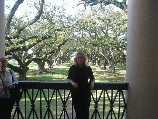 Best view from Oak Alley Plantation house
