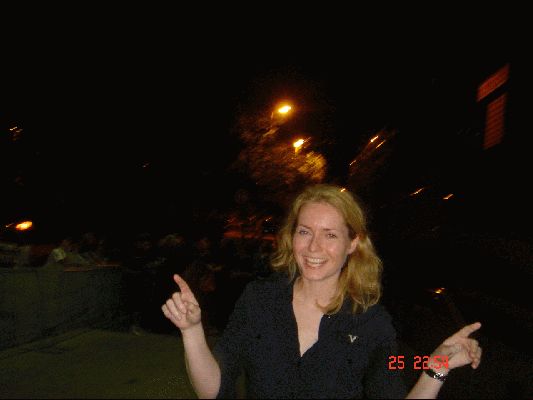 The Darkness concert in St. Paul
Me in front of the fans..
