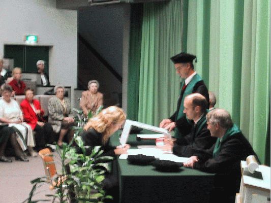 Signing of my Medical Doctor Degree
