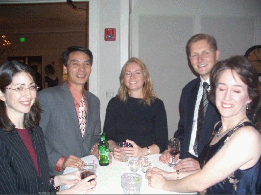 Orthopedic Department Party, Country Club Rochester, December 11, 2004
Sabine, Dr Zhao, Me, Ari and Kristin

