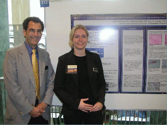 August 11, 2004 Mayo Clinic Research Appreciation Month: Poster Fair
Dr. Amadio and me
