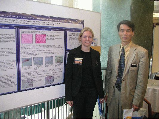 August 11, 2004 Mayo Clinic Research Appreciation Month: Poster Fair
Dr. Zhao and me
