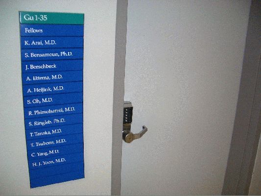 Name plates of the Submarine
