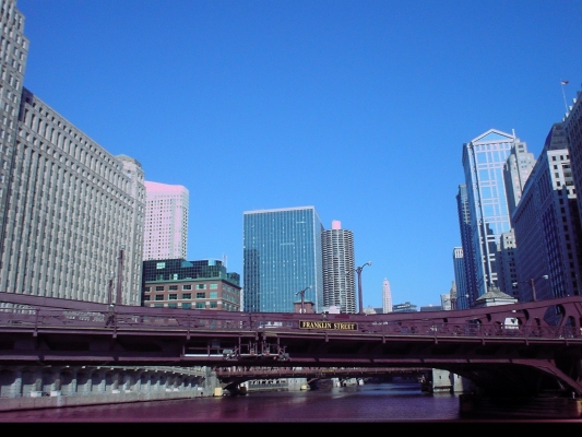 Chicago river boat tour
