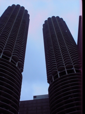 Chicago river boat tour
Marina towers
