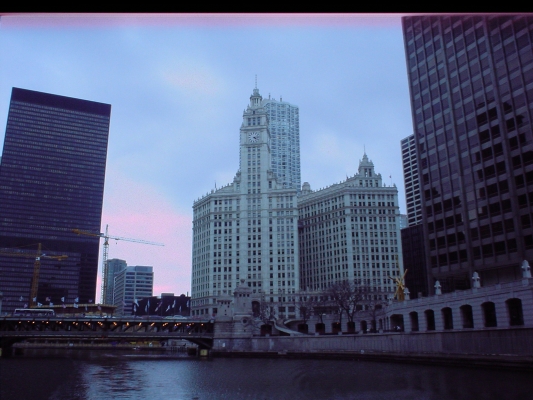 Chicago river boat tour
