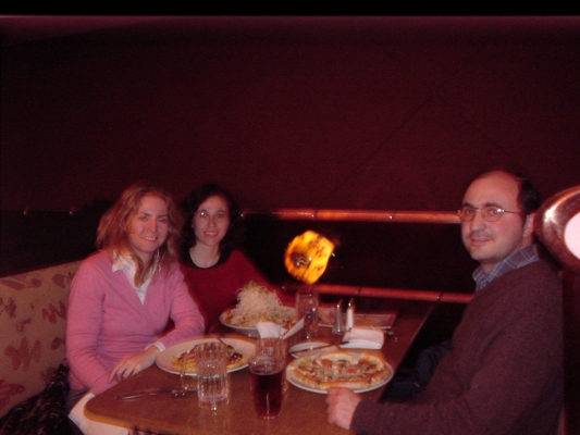 Cheesecake Factory
Ralitsa, Francesco and me
