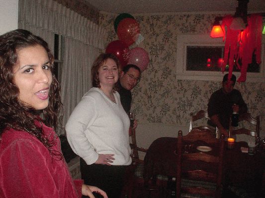 October 23, 2004 Sharron's Birhtday Party
Amy, Sharron, Craig and Louise

