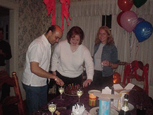 October 23, 2004 Sharron's Birhtday Party
Tanuj, Sharron and me
