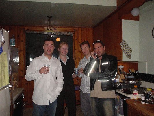 Vlad, me, Maxime and Antonio
