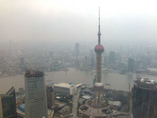 Shanghai
Oriental Pearl Tower view from Jinmao Tower
