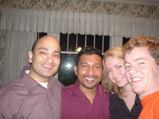 Tanuj, Saif, Me and Maxime

