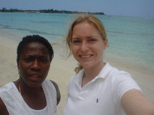 Bloody Beach, Negril
Ve and me
