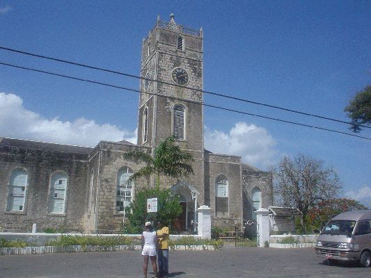 Church on the way to Ocho Rios
