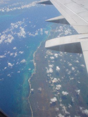 Pictures from the plane
Cancun, Mexico
