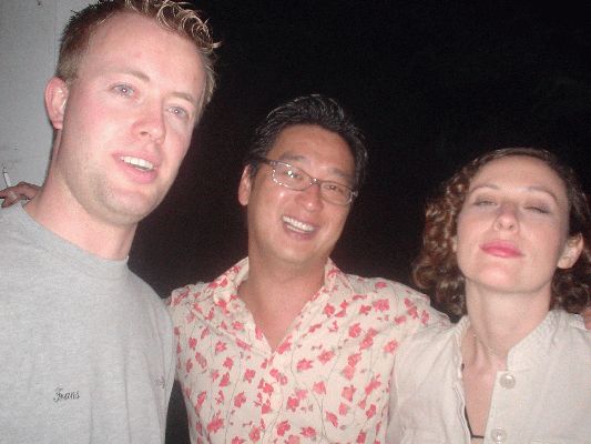 Cocktail Party, August 14, 2004
Frans, Sheng and Siobhan
