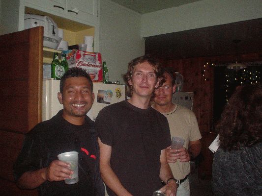 Cocktail Party, August 14, 2004
Saif, Marc and Erwin
