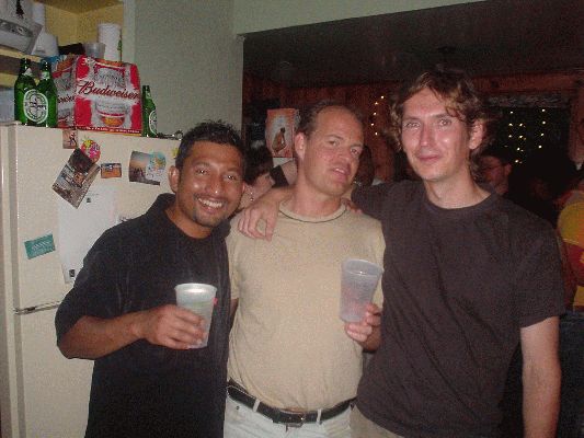 Cocktail Party, August 14, 2004
Saif, Marc and Erwin
