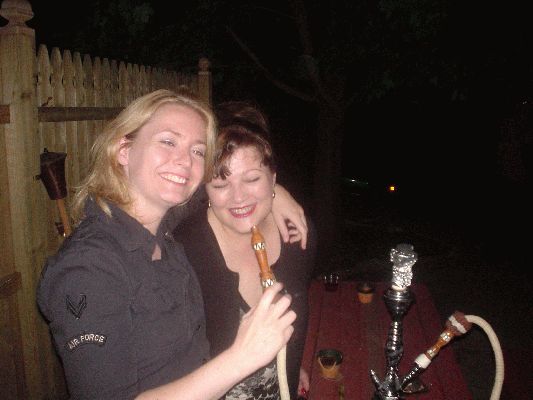 Cocktail Party, August 14, 2004
Cynthia and me
