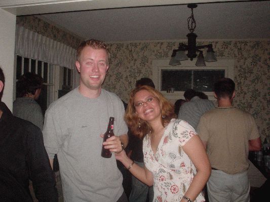 Cocktail Party, August 14, 2004
Frans and Claudia
