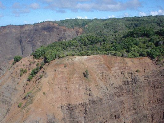 Waimea Canyon - picnic table from trail
KAWAII - August 19- September 3
