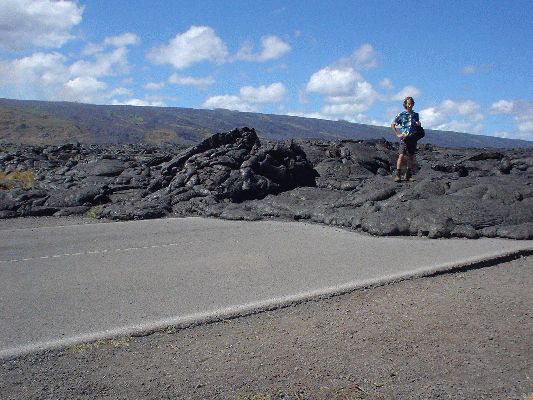 Marc at the end of the road
The Big Island - August 19- September 3
