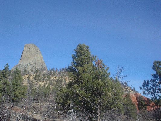 Devils Tower WY, First National Monument of the USA
