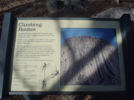 Devils Tower WY, First National Monument of the USA
