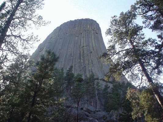 Devils Tower WY, First National Monument of the USA
