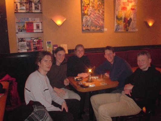 March 2, 2005 Jansen & Janssen, Enschede
Marc, Ronald, Me, Eric and Rob
