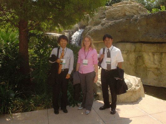 Sept 21-25 2005 ASSH meeting
Dr Tanaka, me and Dr Tomita in the garden of the conference centre
