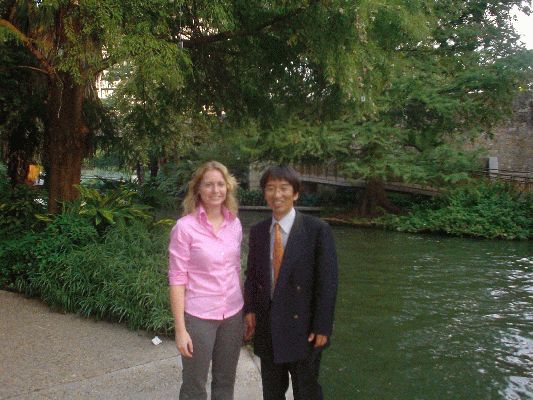 Sept 21-25 2005 ASSH meeting
Me and Dr Tanaka at the "River walk"
