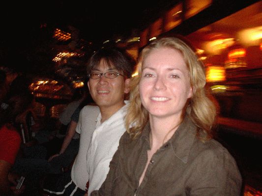Sept 21-25 2005 ASSH meeting
Dr Taguchi and me in the boat

