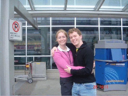 Maxime and I at Minneapolis airport

