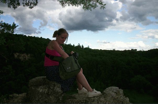 Eveline on Eagle Rock
