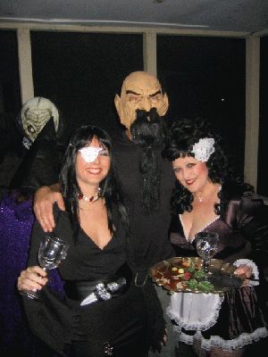 October 30, 2004 Haloween at Jennifer's Castle
Me, Ari & Cynthia 
