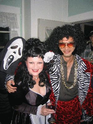 October 30, 2004 Haloween at Jennifer's Castle
James, Cynthia & Salim 
