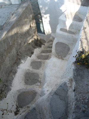 steps around the Acropolis

