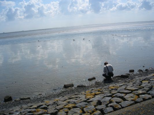 Ron at the Waddenzee
