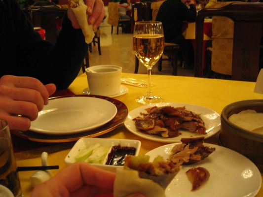 Peking Duck wraps
