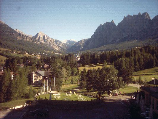 view from hotel Monte Majestic Cortina d`Ampezzo

