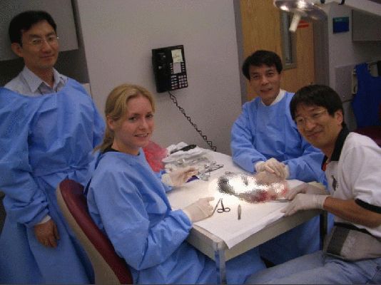 New dr Oh, dr me, dr Zhao and new dr Tanaka
