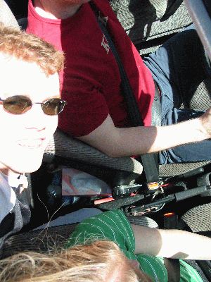 3 people in a '86 VW Jetta
