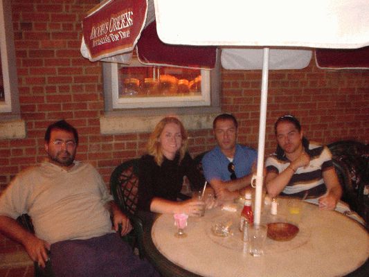 City Cafe
Ezeguiel, Me, Vlad and Antonio
