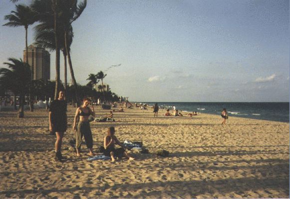 Fort Lauderdale beach
Bob, Marieke and Me
