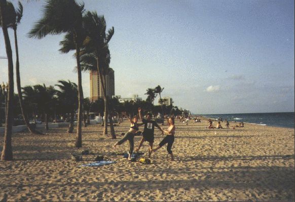 Fort Lauderdale beach
Marieke, Bob and Me
