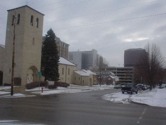 Walking to the Clinic winter
